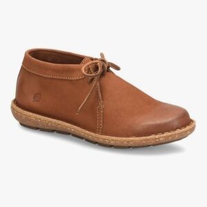 Born Nuala Maple Leaf Rust Leather Bootie Women's Size 6/36.5